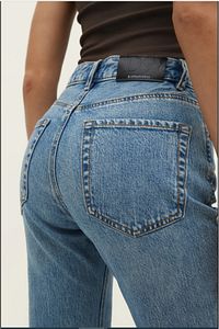 D98 straight fit vintage jean ürün fotoğrafı