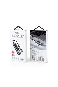 Macbook Pro Air Usb to Type-c Hub Dönüştürücü Çevirici Çoklayıcı Çoğaltıcı RJ45 Mbps Type-c to Usb ürün fotoğrafı
