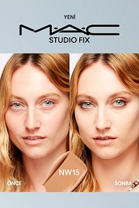24 Saate Kadar Kalıcı Mat Fondöten - Studio Fix Fluid Spf15 - Renk: Nw15 - 30ml ürün fotoğrafı