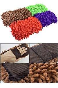 Püsküllü Mikrofiber Araba Köpürtme Süngeri Araç Yıkama Ve Temizlik Sünger Çizik Önleyen Sünger Büyük ürün fotoğrafı