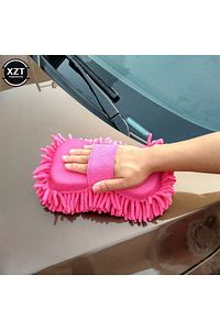 Püsküllü Mikrofiber Araba Köpürtme Süngeri Araç Yıkama Ve Temizlik Sünger Çizik Önleyen Sünger Büyük ürün fotoğrafı