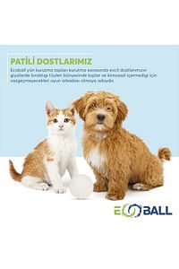 Ecoball 3 Adet Yün Kurutma Topları Doğal Yumuşatıcı Çamaşır Kurutma Makinesi Kurutma Topu ürün fotoğrafı