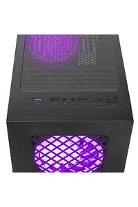 PLAID V5 Mesh 600W 80+ BRONZE Temperli Camlı 4x12cm Auto RGB Fan ATX Mid-T Gaming Oyuncu Kasası ürün fotoğrafı