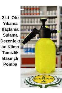 2 Lt Basınçlı Oto Araç Yıkama Pompası El Değmeden Köpük Püskürtme Yedek Conta - Yedek Nozul Hediyeli ürün fotoğrafı