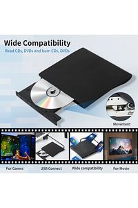 DVD Yazıcı Cd Okuyucu Harici Dvdrw USB 3.0 Harici ürün fotoğrafı