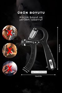 El Yayı 2 Adet Evde Pratik Ön Kol Ve Bilek Kası Geliştirme Güçlendirme Spor Aleti Barfiks Çubuğu ürün fotoğrafı