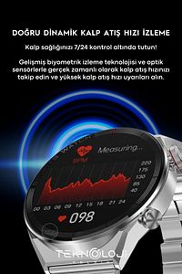 Dt3 Mate Çift Kordon Akıllı Saat Smart Watch Siri Nfc Gps ürün fotoğrafı