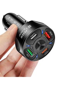 4 in 1 PD20W + QC3.0 Araç Çakmaklık Hızlı Şarj Aleti Araç Şarjı ürün fotoğrafı