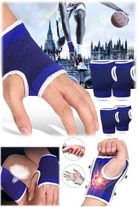 1 Çift Avuç Içi El Desteği Elastik Fitness Voleybol Unisex Sıkı Bilek Spor Bandaj Spor Eldivenleri ürün fotoğrafı