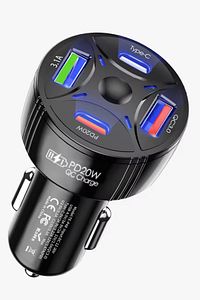4 in 1 PD20W + QC3.0 Araç Çakmaklık Hızlı Şarj Aleti Araç Şarjı ürün fotoğrafı