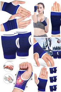 1 Çift Avuç Içi El Desteği Elastik Fitness Voleybol Unisex Sıkı Bilek Spor Bandaj Spor Eldivenleri ürün fotoğrafı