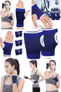1 Çift Avuç Içi El Desteği Elastik Fitness Voleybol Unisex Sıkı Bilek Spor Bandaj Spor Eldivenleri ürün fotoğrafı