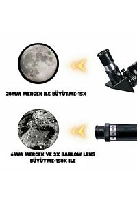 - Profesyonel Astronomik 150X Teleskop Tripod Eğitici Ay Merkür Dünya Gözetleme ürün fotoğrafı