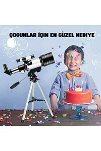 - Profesyonel Astronomik 150X Teleskop Tripod Eğitici Ay Merkür Dünya Gözetleme ürün fotoğrafı