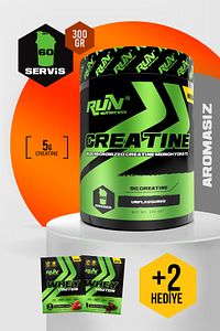 Creatine - 300g - 60 Servis - Aromasız - Hediyeli ürün fotoğrafı