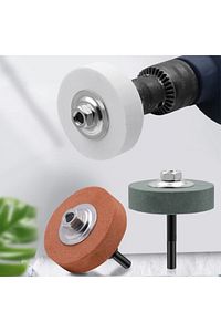 Matkap Bıçak Satır Nacak Bileme Değirmen Taş Disk Seti Skoc Biley Taşı ve Matkap Adaptörlü 3 Parça ürün fotoğrafı