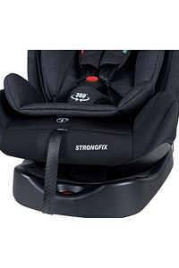 4088 Strong Fix 0-36 kg Isofix'li Oto Koltuğu Füme - 360° Dönebilen Strongfix ürün fotoğrafı