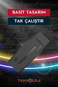 Gaming Atari 2.4g Uyumlu Kablosuz Çift Kol Atari Retro 20000 Oyun Game Stick ürün fotoğrafı