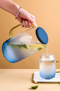 cambu Renkli Borosilikat (Sıcak Soğuk Dayanıklı) Cam Sürahi 1,5LT (1500ML) ürün fotoğrafı
