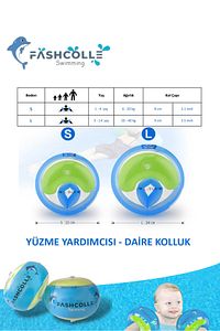 Mavi Yuvarlak Yüzme Yardımcısı Şişme Deniz Kolluğu (s) 1-4 Yaş Kolluk ürün fotoğrafı