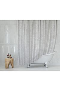 Mermer Desen Banyo Perdesi Polyester Kumaş C Halkalı Duş Perdesi Yerli Üretim Banyo Küvet Perdeleri ürün fotoğrafı