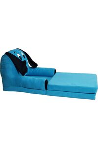 3 Minderli Katlanabilir Bebek-çocuk Koltuğu Sandalye Portatif Yatak Puf Sofa Kumaş Köpek Figürlü ürün fotoğrafı