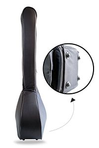 Profesyonel Su Geçirmez 20 Mm Pedli Soft Case Uzun Sap Bağlama Saz Kılıfı ürün fotoğrafı