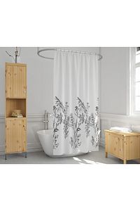 180x200 Cm Funda Tek Kanat Banyo Perdesi, Yıkanabilir Polyester Kumaş Banyo Perdesi, Duş Perdesi ürün fotoğrafı