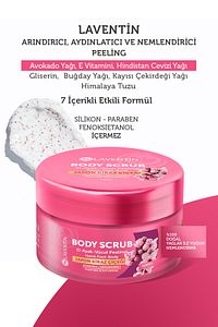 Besleyici, Arındırıcı Ve Nemlendirici Vücut Peelingi Japon Kiraz Çiçeği 250ml (happy) ürün fotoğrafı