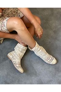 Eser Kadın Günlük Yazlık Babet Bej Espadril ürün fotoğrafı