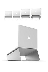 Laptop Standı Notebook Soğutucu Macbook Yükseltici Sehpa-gümüş Gri-10/17 Inch ürün fotoğrafı