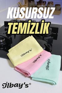 3'lü Mikrofiber Temizlik Bezi ürün fotoğrafı