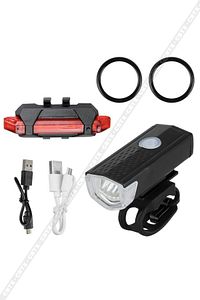 Usb Şarj Edilebilir Led Bisiklet Far Ön Işık Kuyruk Lambası ürün fotoğrafı