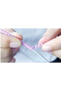 Şarj Aleti Kablosu Kablo Kordon Koruyucu Spiral Sarma Kılıf Koruma Açık Pembe ürün fotoğrafı