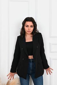 Kadın Astarlı Blazer Ceket 0101-22 ürün fotoğrafı