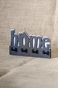 Home Ahşap Duvar Dekoru Anahtar Askısı ürün fotoğrafı
