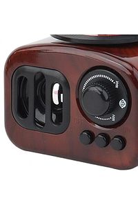 Premium Pro Retro Nostaljik Görünümlü Gramafon Radyo Müzik Kutusu Kurmalı Home Serisi Osmanlı Tarzı ürün fotoğrafı
