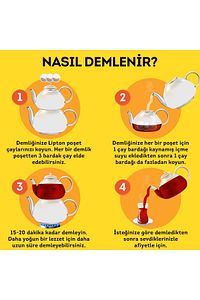 Demlik Poşet Çay Yellow Label 3,2gr X 100 Lü ürün fotoğrafı