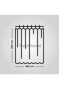Banyo Perdesi Papatya Çiçek Desen Duş Perde Su Geçirmez Küvet Perde 180x200 Duş Perdesi 12 C-halkalı ürün fotoğrafı