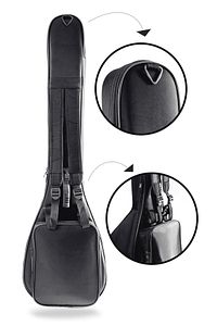 Profesyonel Su Geçirmez 20 Mm Pedli Soft Case Uzun Sap Bağlama Saz Kılıfı ürün fotoğrafı