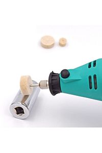 Polisaj Cila Parlatma Keçesi Yün Matkap Ucu Keçe Dremel 13/25/30mm Toplam 30 Adet Keçe 3 Aparat ürün fotoğrafı