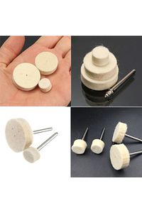 Polisaj Cila Parlatma Keçesi Yün Matkap Ucu Keçe Dremel 13/25/30mm Toplam 30 Adet Keçe 3 Aparat ürün fotoğrafı