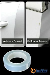 Şeffaf Su Geçirmeyen Dayanıklı Kolay Yapışan Çizilmeye Dayanıklı Oto Darbe Koruyucu Bant ürün fotoğrafı