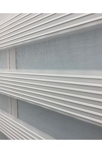 Pliseli Stor Zebra Perde Etek Dilimli (beyaz) ürün fotoğrafı