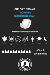 Erkek Mesane Pedi 20'li Level 3 Üçgen Tasarım) ürün fotoğrafı