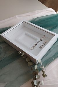 30x40 Cm Ledli Fotoğraf Bölümlü Tasarım Gül Kutusu Anı Çerçevesi! Ayna Çerçeve! ürün fotoğrafı
