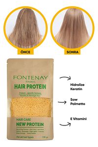 Hair Protein / Saç Bakım Proteini -Saç Açma&Boya Işleminde Yıpranmaya Karşı Özel Ürün 100gr ürün fotoğrafı
