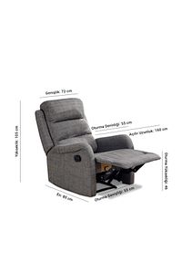 Niron Comfort Fonksiyonel Tekli Koltuk Tv / Baba Koltuğu - Berjer ürün fotoğrafı