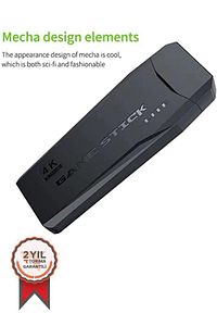Gc-05 Siyah 2.4g Nostaljik Çift Kablosuz Atari Denetleyici Video Oyun Konsolu ürün fotoğrafı
