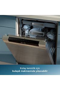3000 Serisi Airfryer Çift Hazneli, Rapid Air Plus Teknolojisi, 8 Ayarlı Dijital Ekran, NA350/00 ürün fotoğrafı
